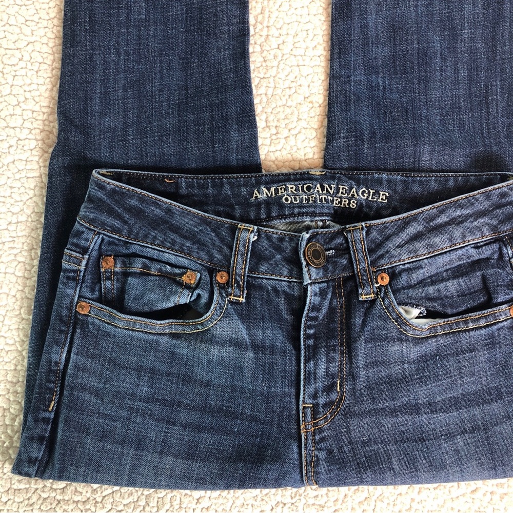American Eagle Outfitters Women’s Hi-Rise Skinny Stretch Size 2 Regular Jeans - Picture 4 of 15